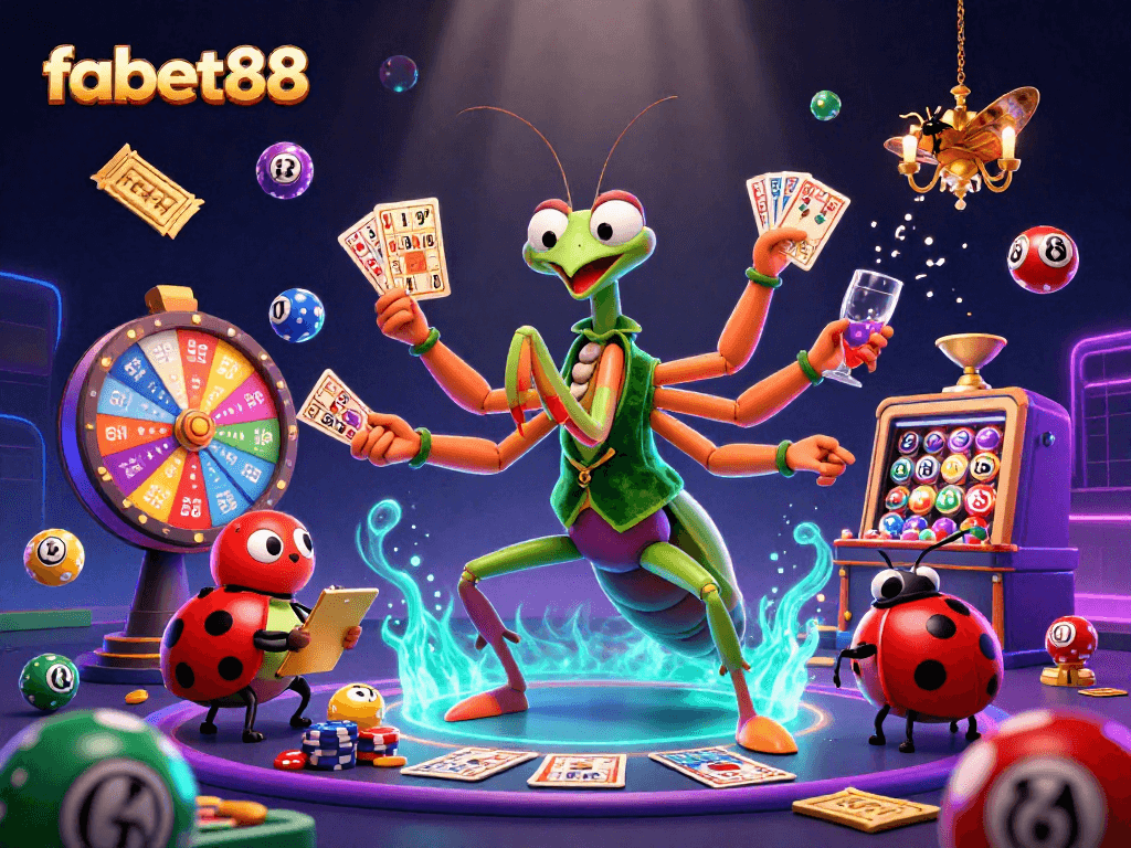 Engage in vibrant gambling action with fabet88's thrilling games and promotions showcased dynamically.