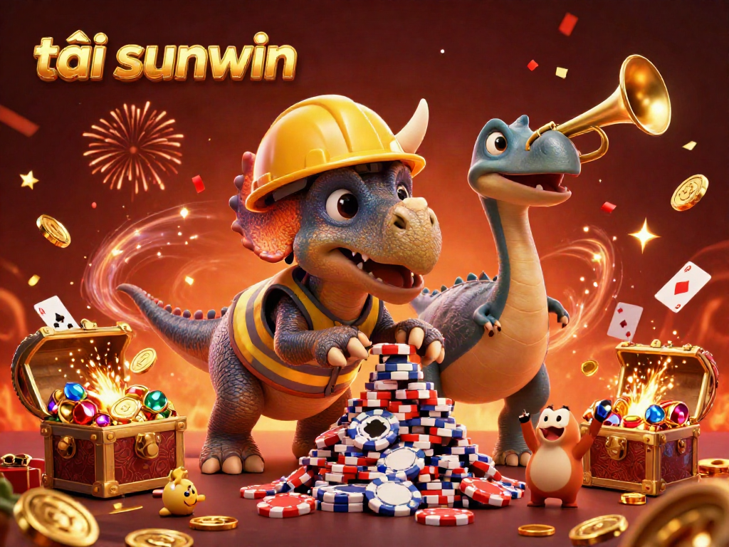 Experience excitement with tải sunwin in a vibrant scene of casino fun and celebration.